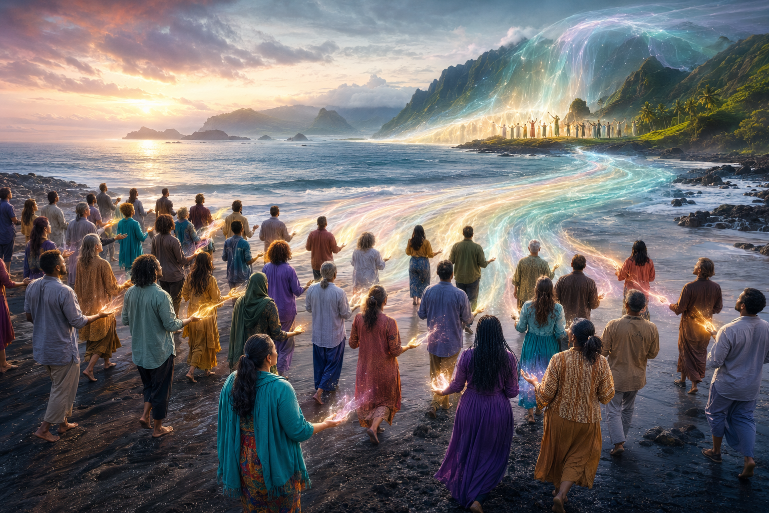A community carrying light through humble service